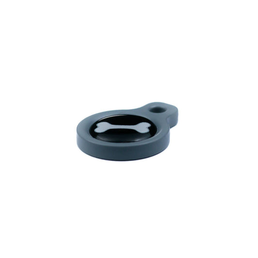Blucky Bone Black Dog Tag small