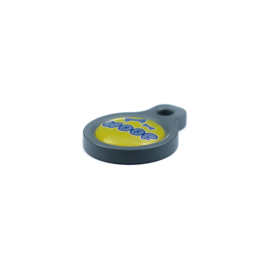 Blucky Graffiti Yellow Dog Tag small