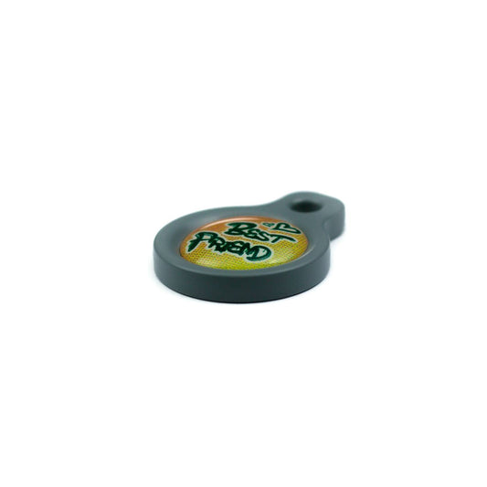 Blucky Graffiti Orange Dog Tag small