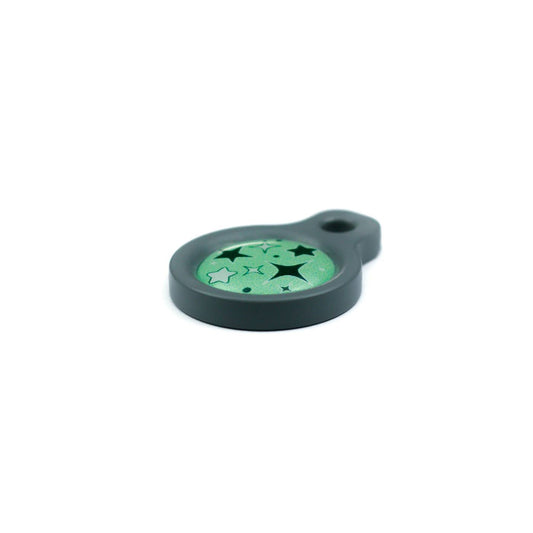 Blucky Starglow Pastel Green Dog Tag small