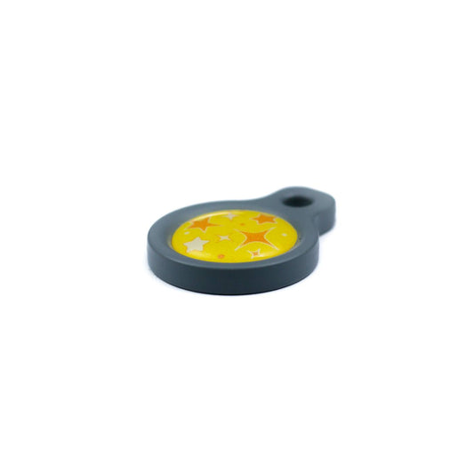 Blucky Starglow Yellow Dog Tag small