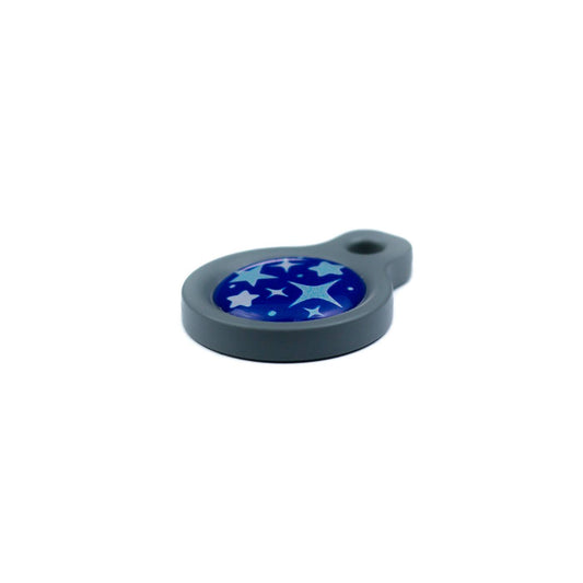 Blucky Starglow Dark Blue Dog Tag small