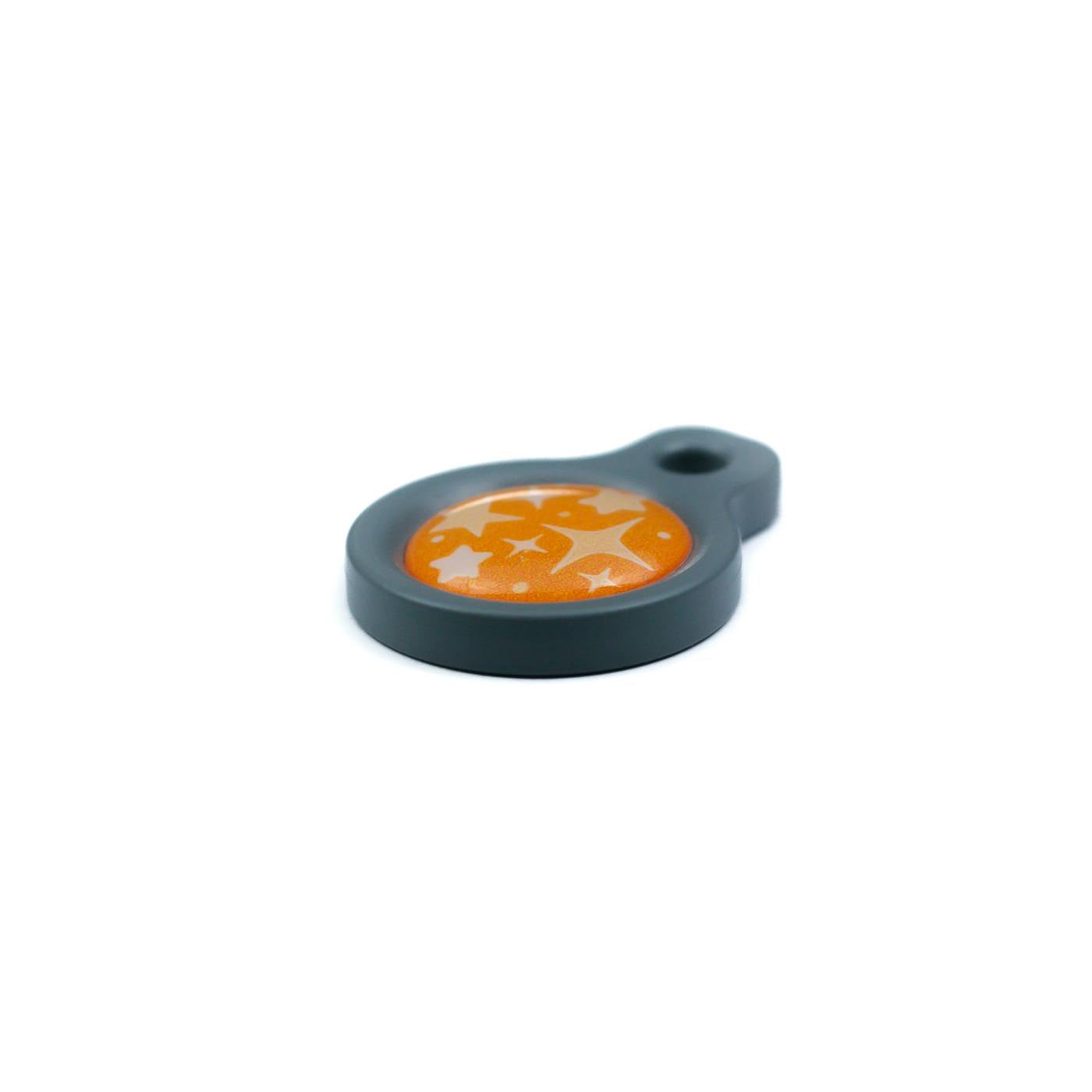 Blucky Starglow Orange Dog Tag small