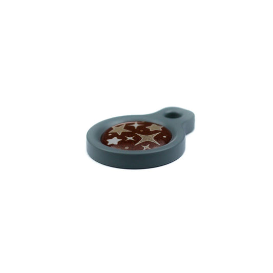 Blucky Starglow Brown Dog Tag small