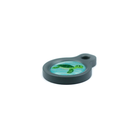Blucky Baby Turtle Pastel Turquoise Dog Tag small