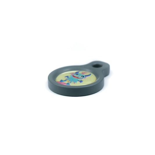 Blucky Beastie Pastel Yellow Dog Tag small