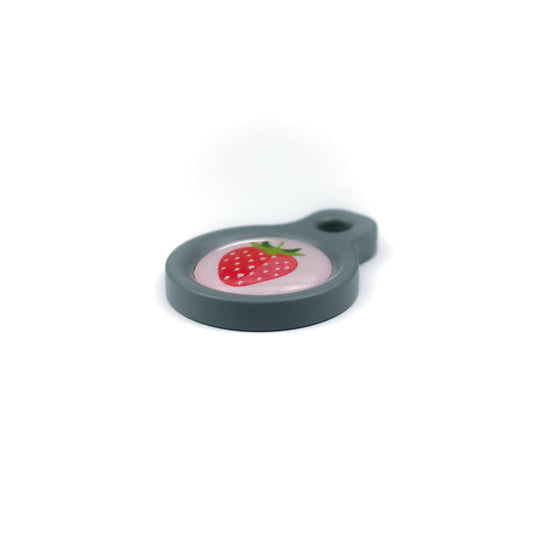 Blucky Strawberry Rose Dog Tag small