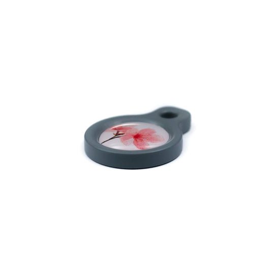 Blucky Sakura White Dog Tag small