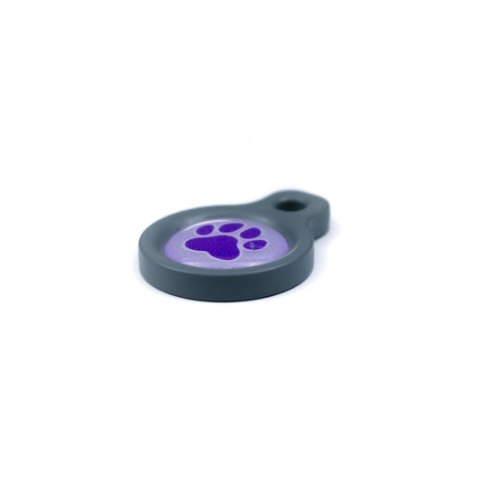 Blucky Wild Paw Pastel Purple Dog Tag small