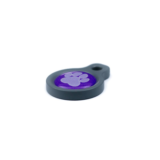 Blucky Wild Paw Purple Dog Tag small