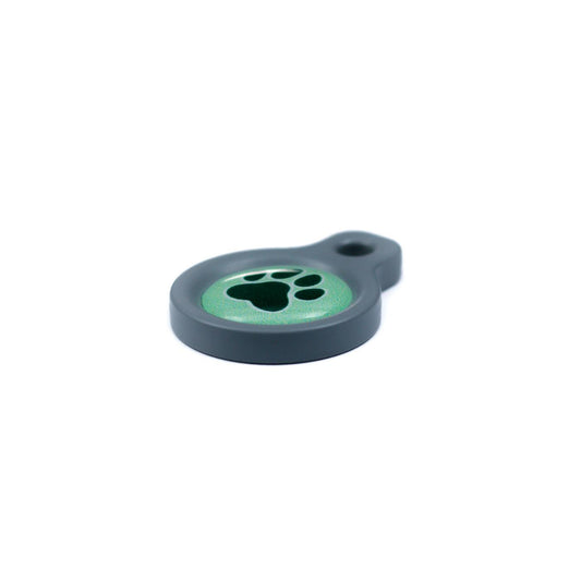 Blucky Wild Paw Pastel Green Dog Tag small