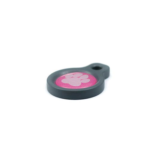Blucky Wild Paw Dark Pink Dog Tag small