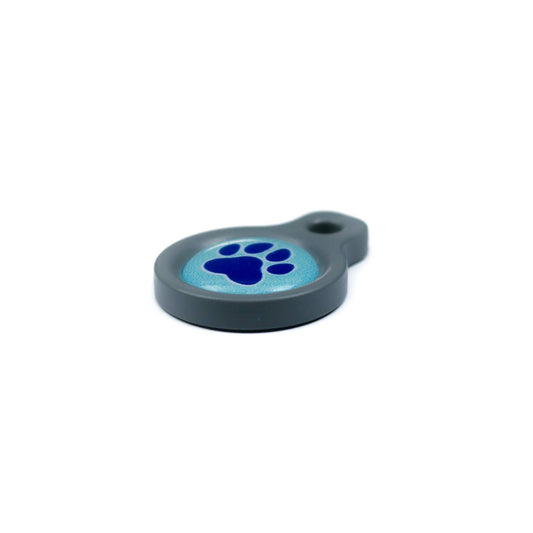 Blucky Wild Paw Pastel Turquoise Dog Tag small