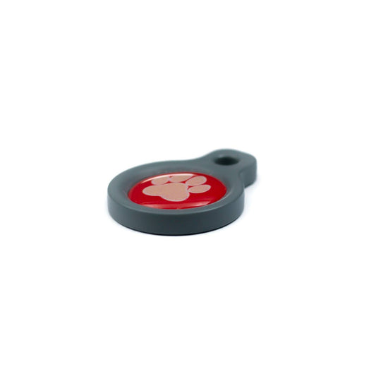 Blucky Wild Paw Red Dog Tag small