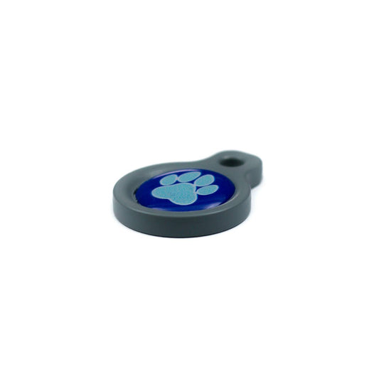 Blucky Wild Paw Dark Blue Dog Tag small
