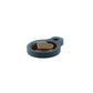 Blucky Heart Brown Dog Tag small