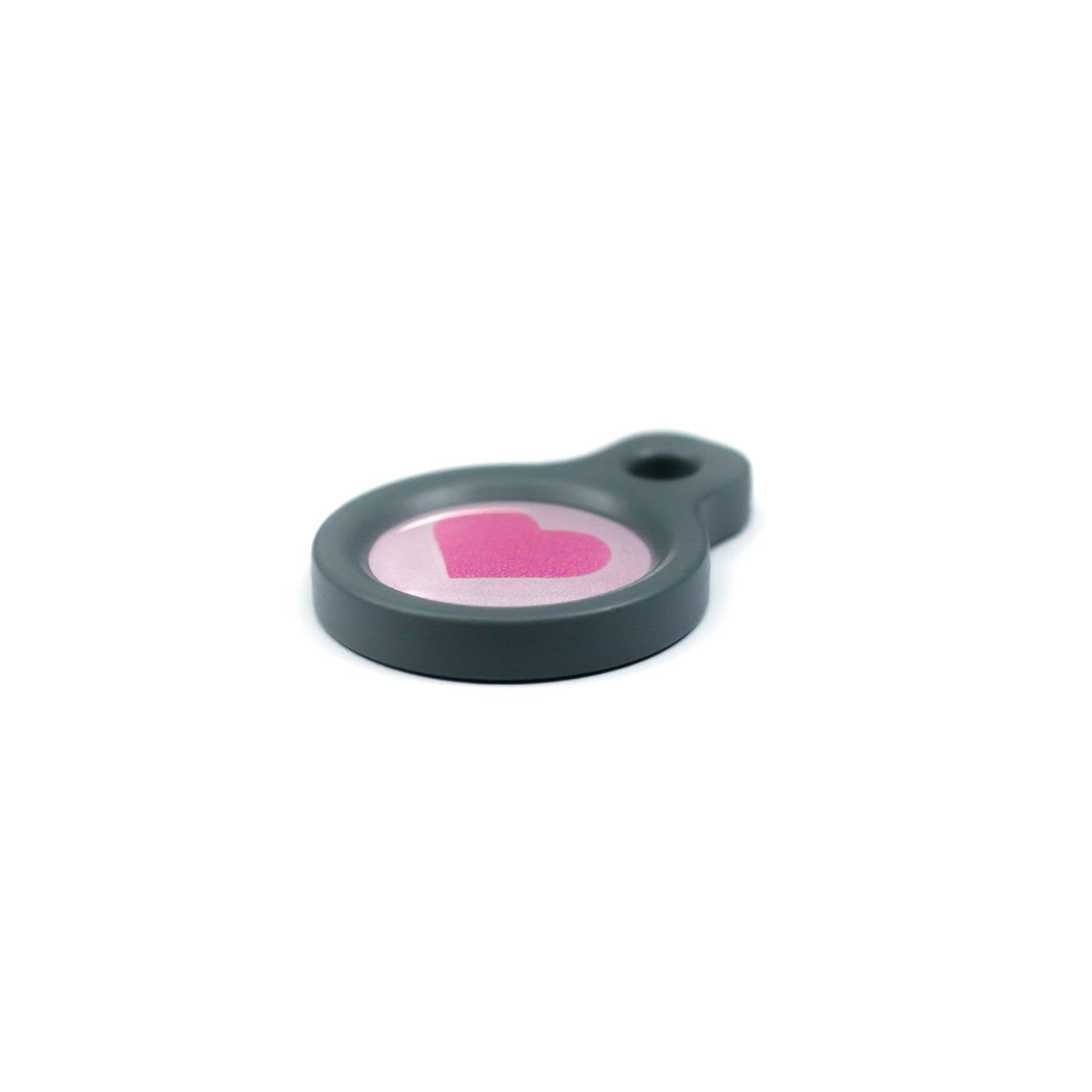 Blucky Heart Rose Dog Tag small
