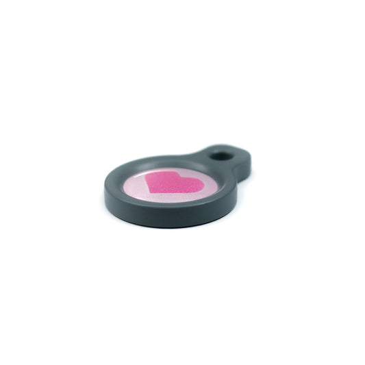 Blucky Heart Rose Dog Tag small