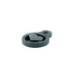 Blucky Heart Black Dog Tag small
