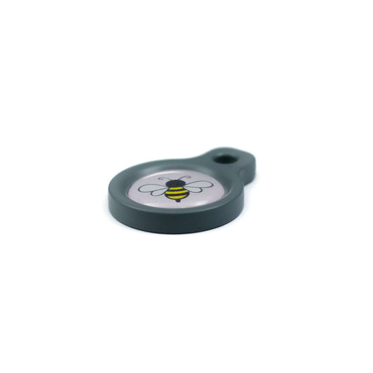 Blucky Bee Rose Dog Tag small