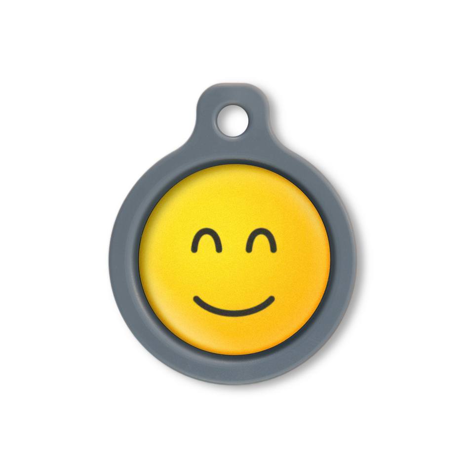 Blucky Smiley Happy Dog Tag medium