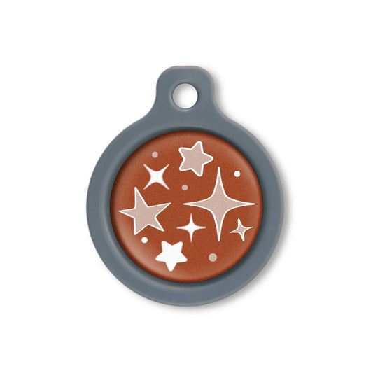 Blucky Starglow Brown Dog Tag medium
