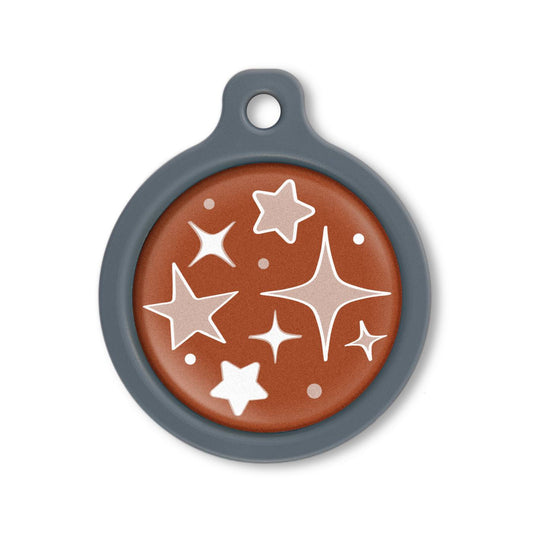 Blucky Starglow Brown Dog Tag large