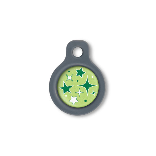 Blucky Starglow Lime Green Dog Tag small