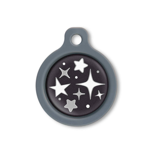 Blucky Starglow Black Dog Tag medium