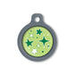 Blucky Starglow Lime Green Dog Tag medium
