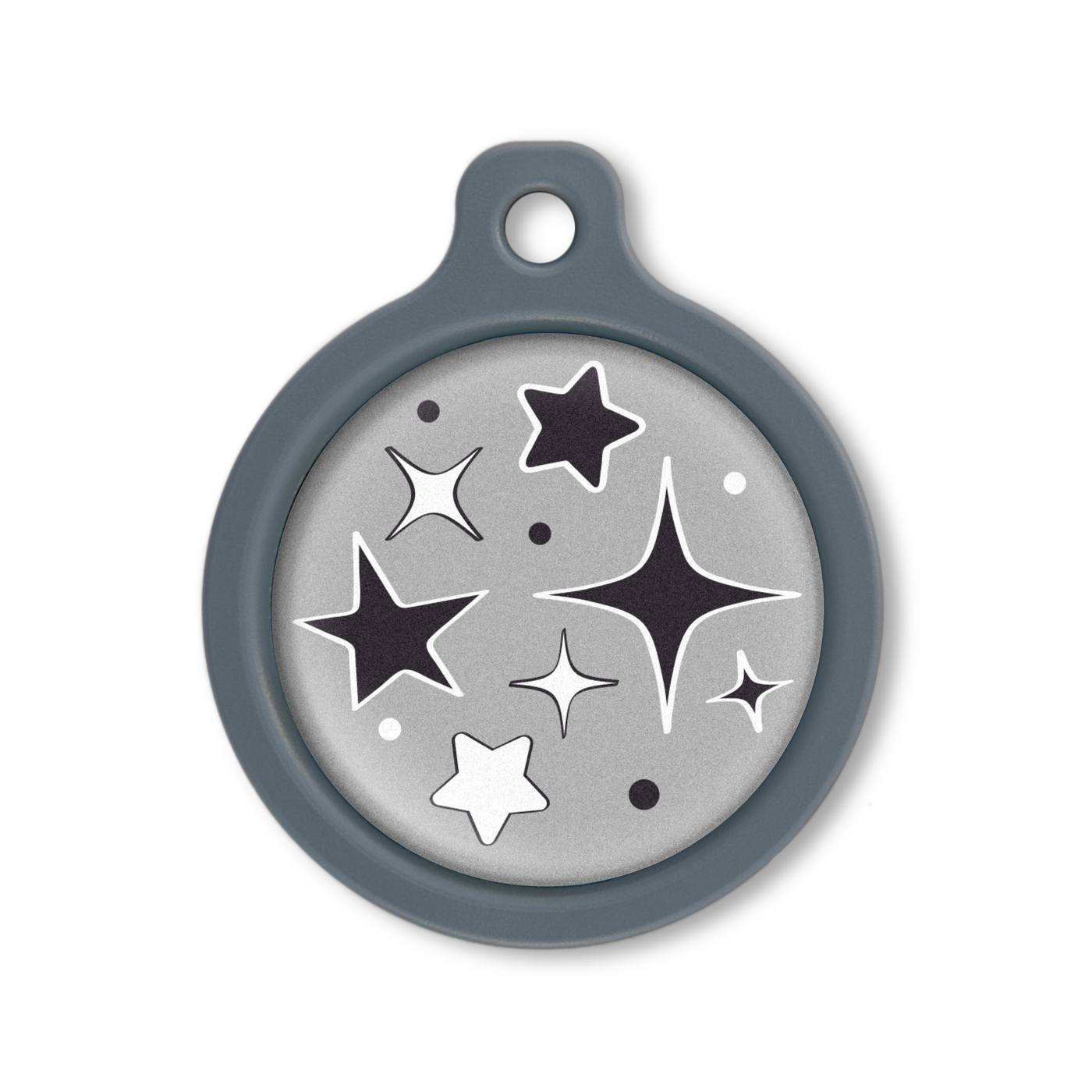 Blucky Starglow Grey Dog Tag large