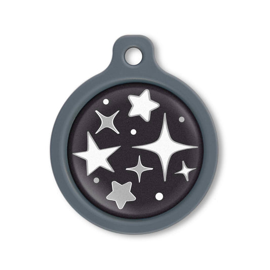 Blucky Starglow Black Dog Tag large
