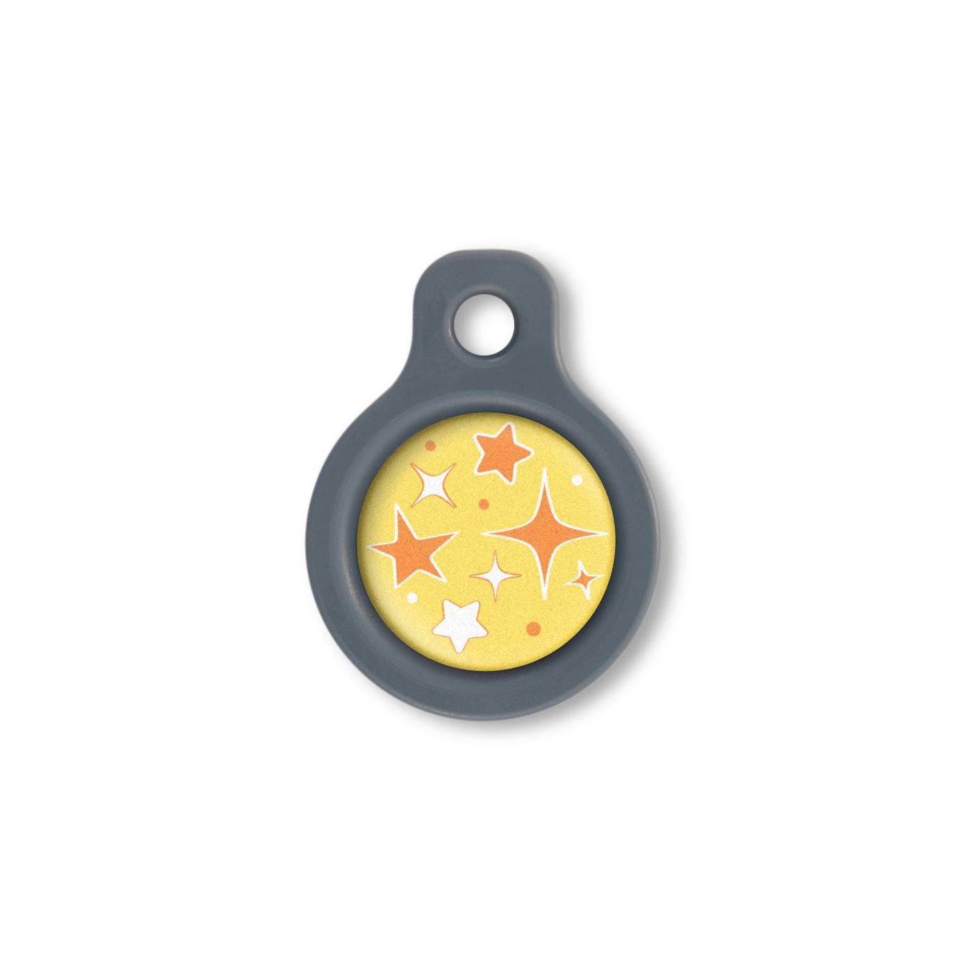 Blucky Starglow Yellow Dog Tag small