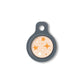 Blucky Starglow Pastel Orange Dog Tag small