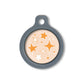 Blucky Starglow Pastel Orange Dog Tag medium