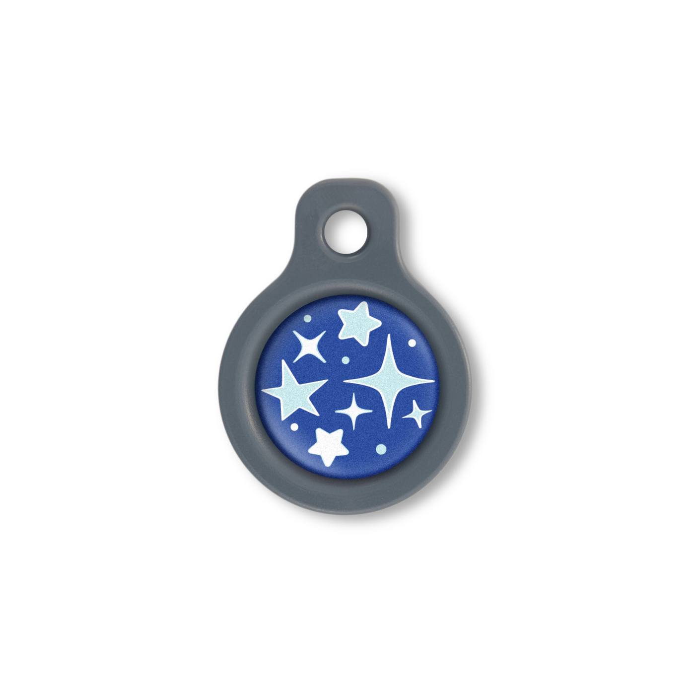 Blucky Starglow Dark Blue Dog Tag small
