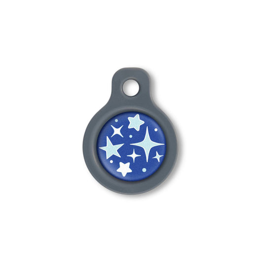 Blucky Starglow Dark Blue Dog Tag small