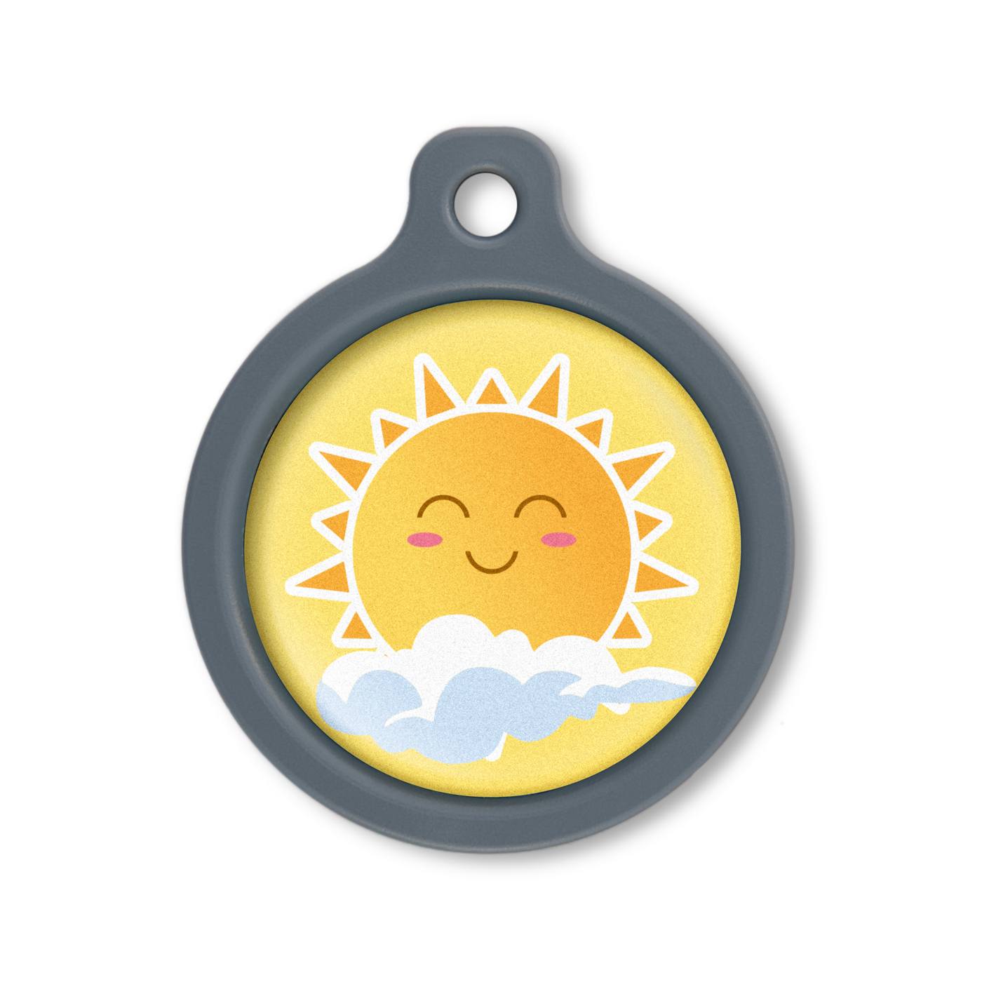 Blucky Sunny Jaune Médaille large