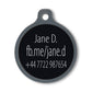 Blucky Social NFC Facebook Schwarz Tag large