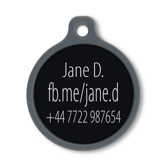 Blucky Social NFC Facebook Schwarz Tag large