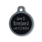 Blucky Social NFC Facebook Schwarz Tag medium