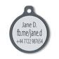 Blucky Social NFC Facebook Weiss Tag large