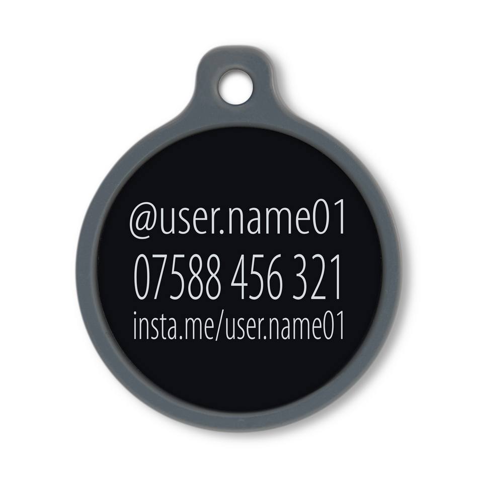 Blucky Social NFC Instagram Schwarz Tag large