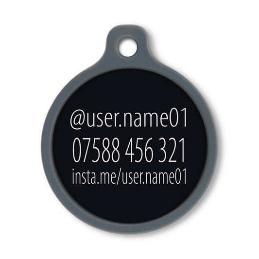 Blucky Social NFC Instagram Schwarz Tag large