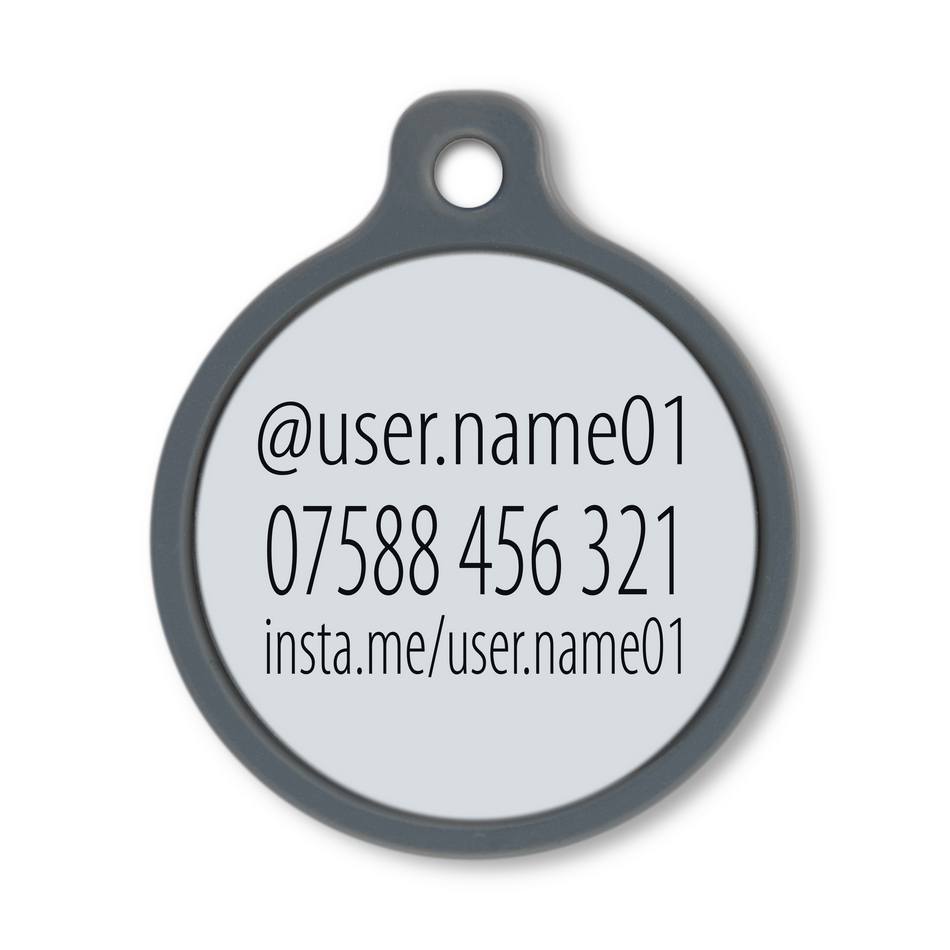 Blucky Social NFC Instagram Weiss Tag large