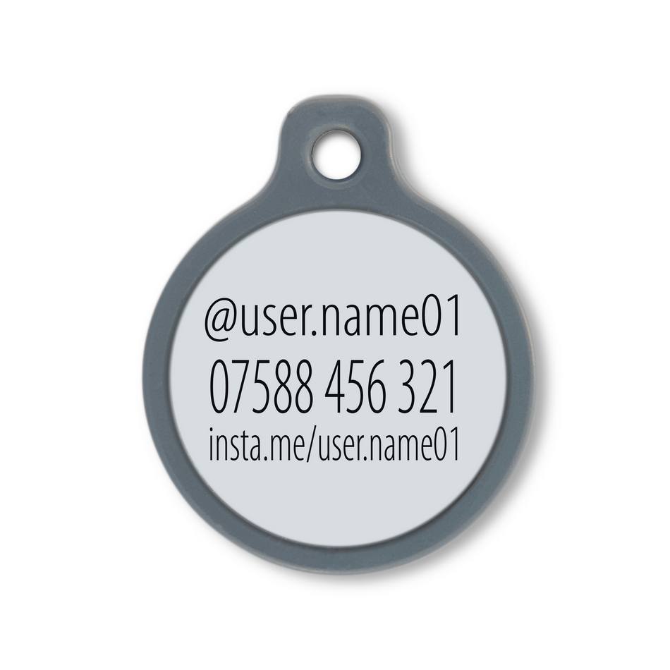 Blucky Social NFC Instagram Weiss Tag medium