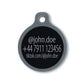 Blucky Social NFC TikTok Schwarz Tag medium
