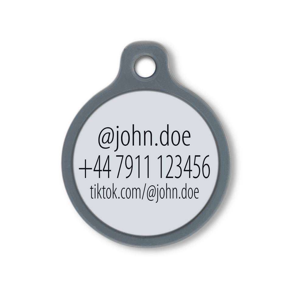 Blucky Social NFC TikTok Weiss Tag medium